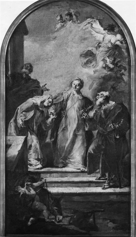 288-Giambattista Pittoni-Visitazione - Rovigo, Accademia dei Concordi  